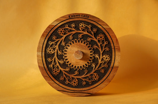 Wooden Spice Box made with premium acacia wood