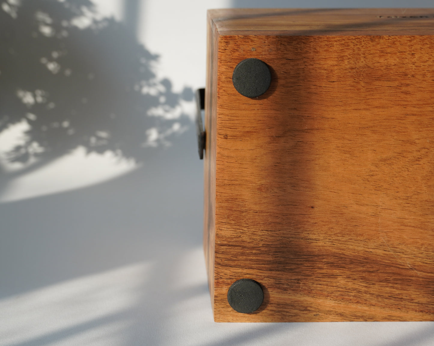 Wooden Caddy/Cutlery holder with Metal Holder