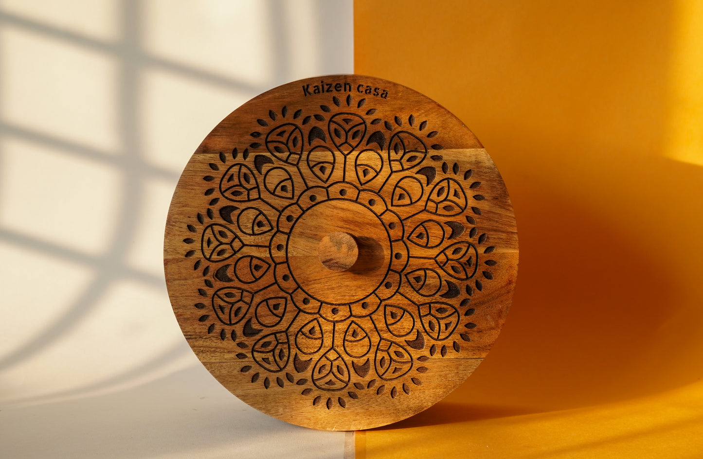 Wooden Spice Box made with premium acacia wood